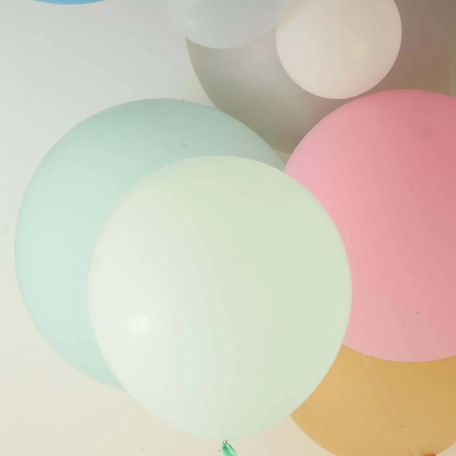 10 Pack 18" Matte Pastel Seafoam Helium or Air Latex Party Balloons