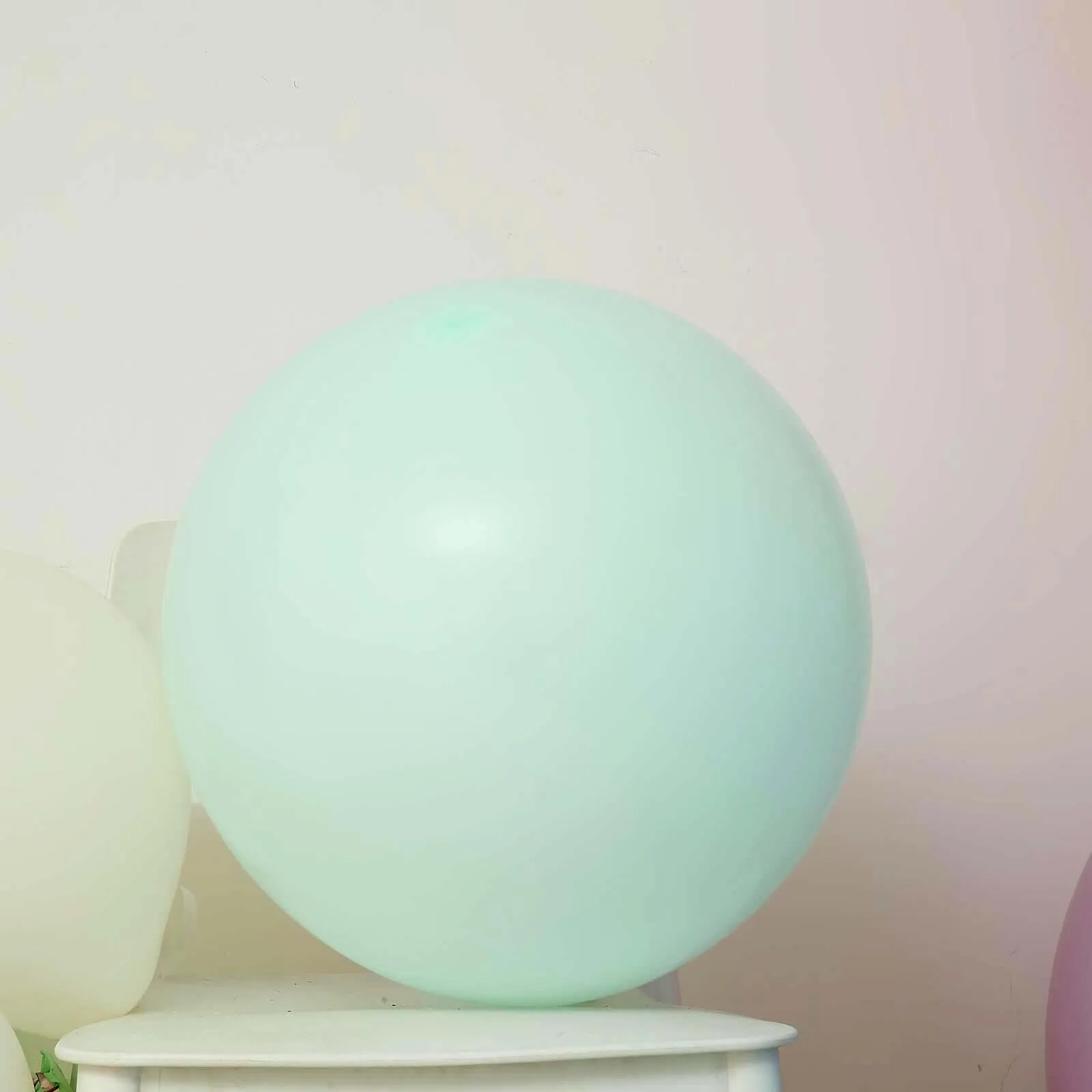 10 Pack 18" Matte Pastel Seafoam Helium or Air Latex Party Balloons