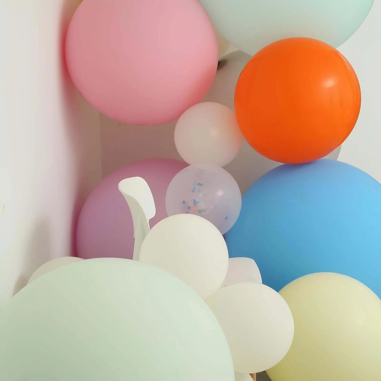 10 Pack 18" Matte Pastel Seafoam Helium or Air Latex Party Balloons