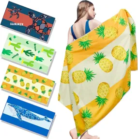 4 Pack Beach Towel, [60x 30]