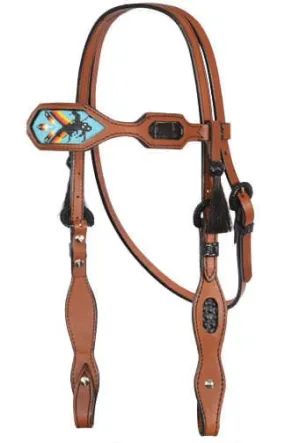 Alamo Saddlery Native American Inlaid Beaded Tack