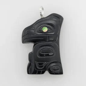 Argillite Raven Pendant