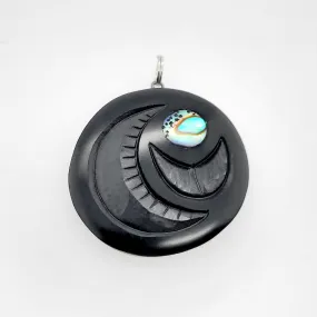 Argillite Salmon Egg Pendant