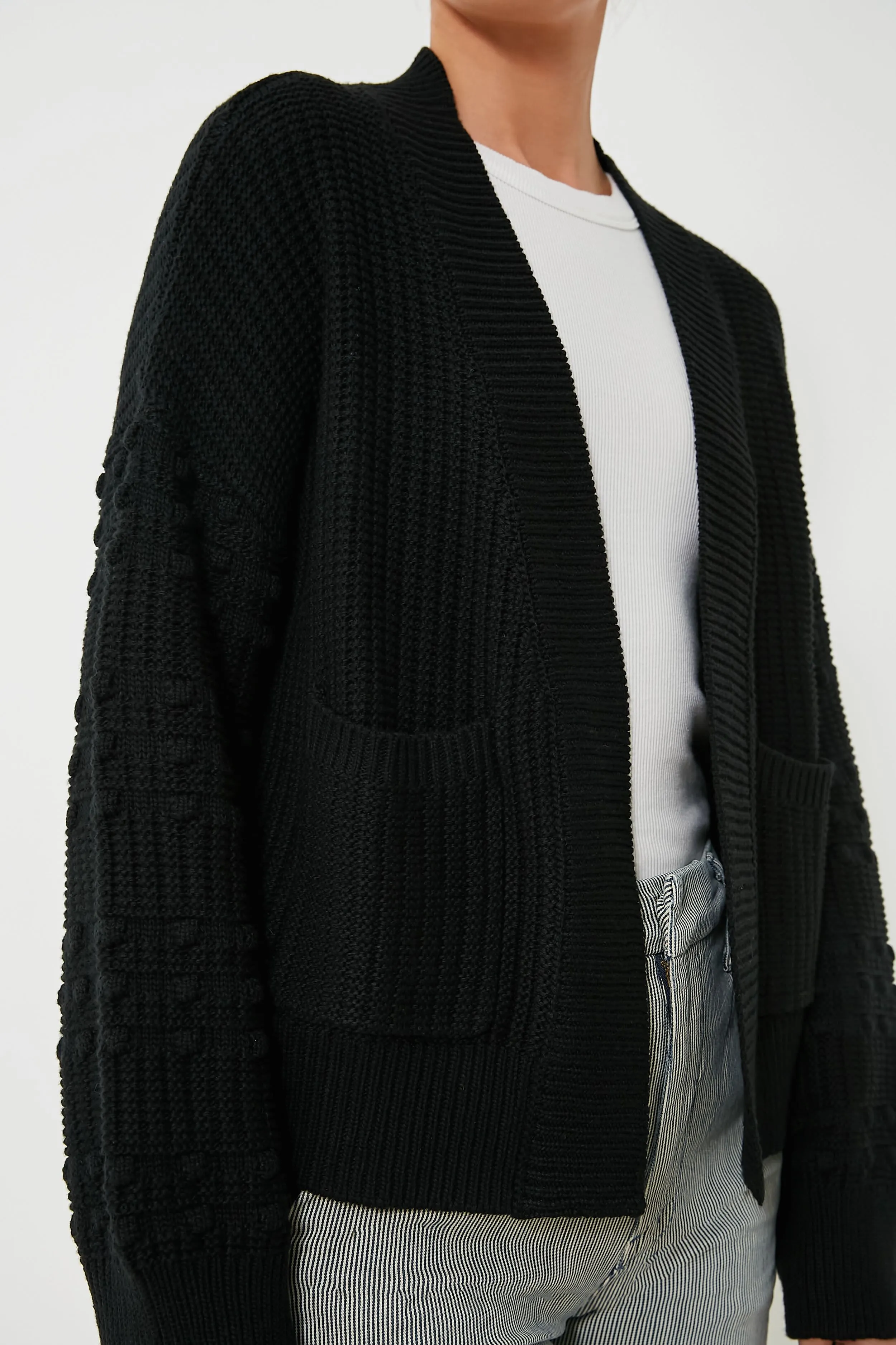 Black Bobble Cardigan