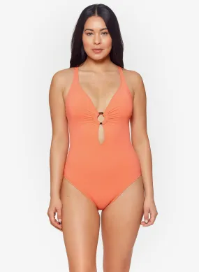 Bleu by Rod Beattie - Ring Detail One-Piece Swimsuit