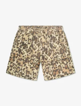 Burbank Holiday Short - Sand Leopard