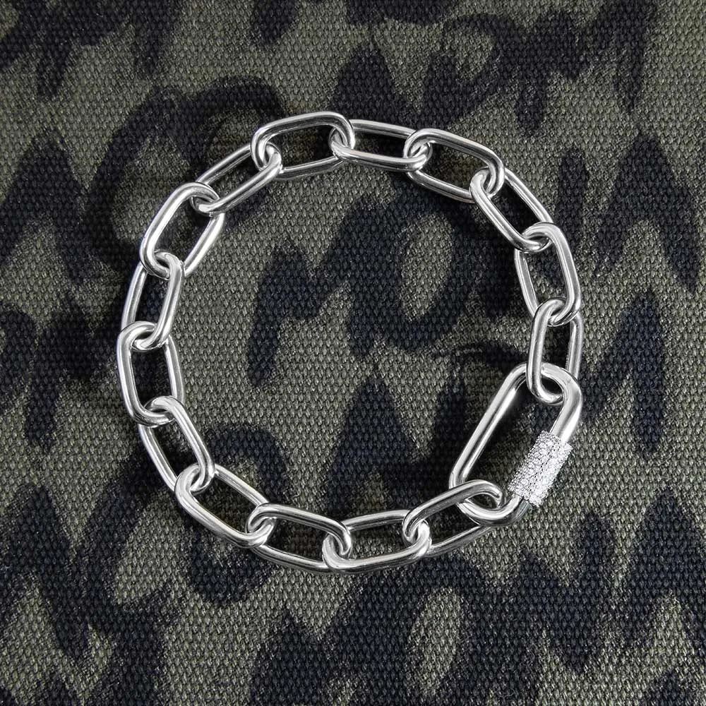 Chain Bracelet - White Silver