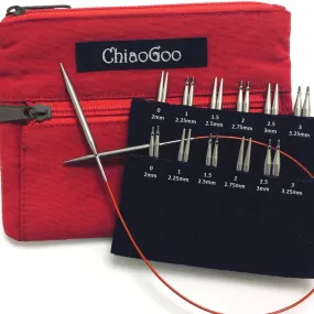 ChiaoGoo TWIST Shorties Red - Knitting Needles