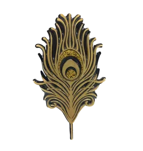 Golden Feather - Brooch