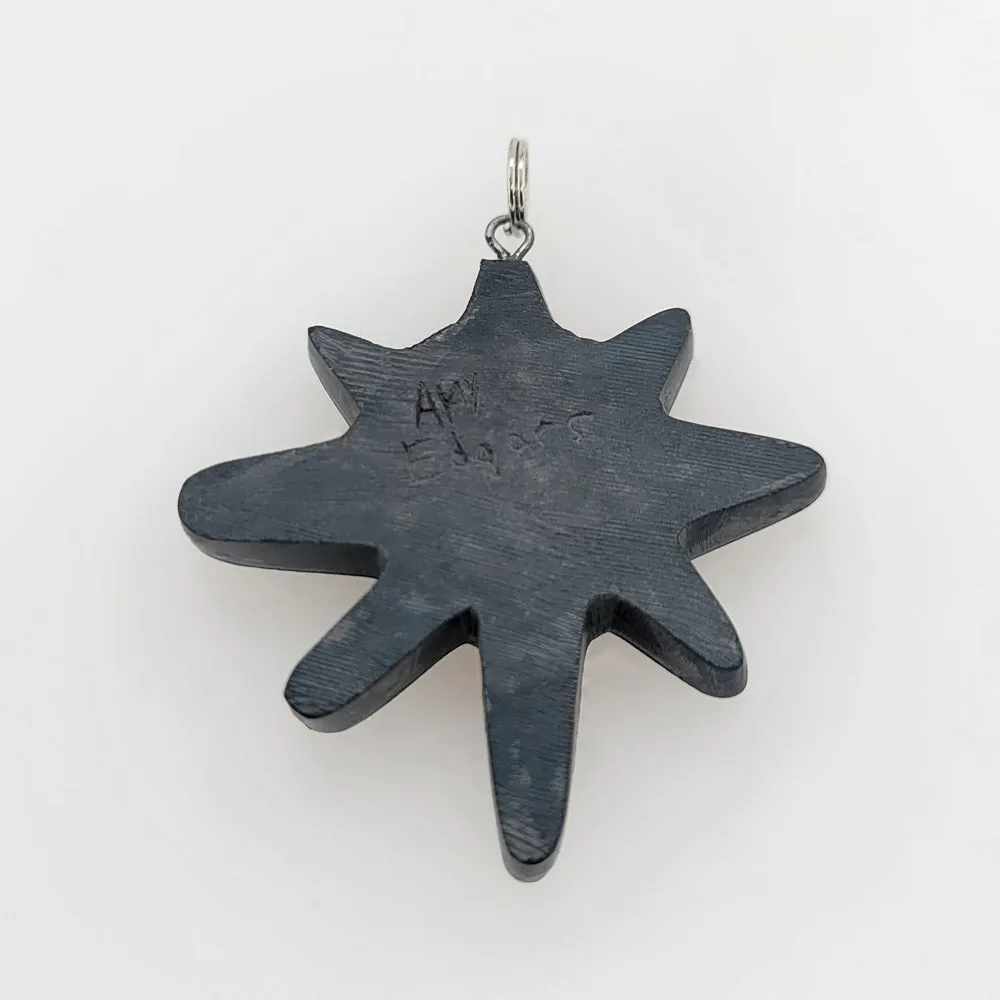 Haida Argillite Sun Pendant