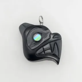 Haida Bear Argillite Pendant