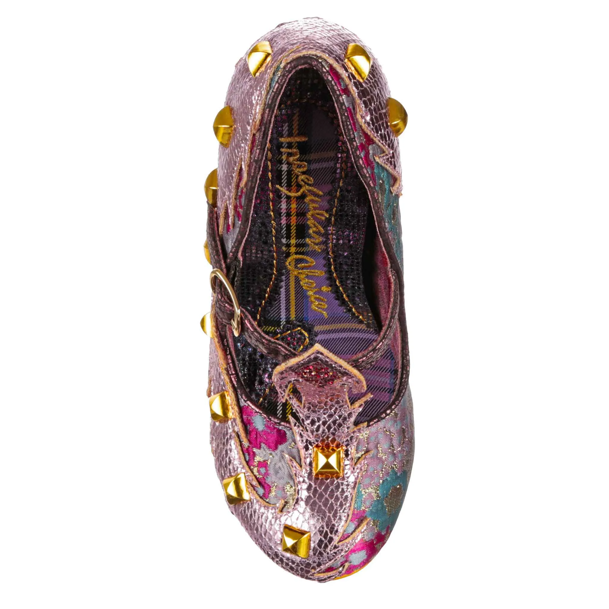 Irregular Choice Womens Dragons & Fire Flail Tail High Heels - Rose