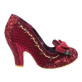 Irregular Choice Womens Wrapped Up Pretty High Heel - Red