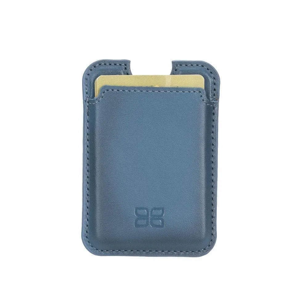 Maggy Magnetic Detachable Leather Card Holder for Back Covers