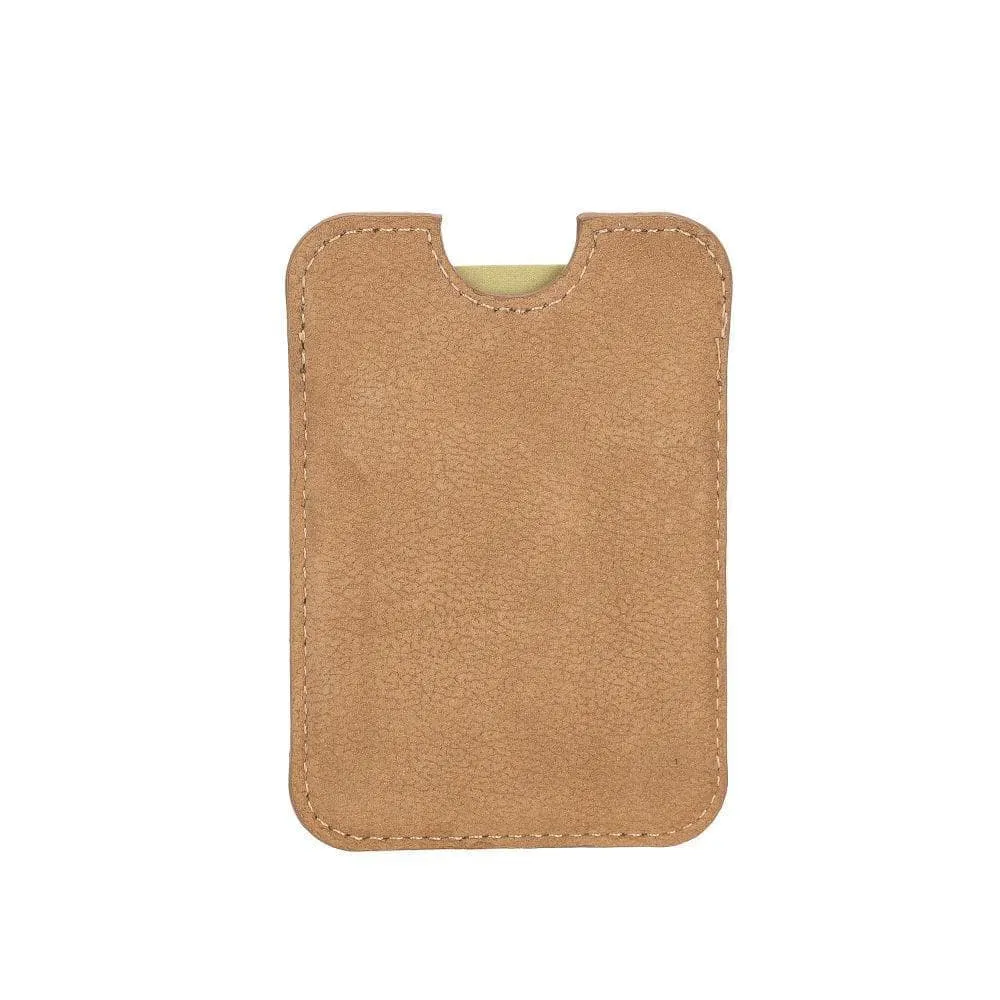 Maggy Magnetic Detachable Leather Card Holder for Back Covers