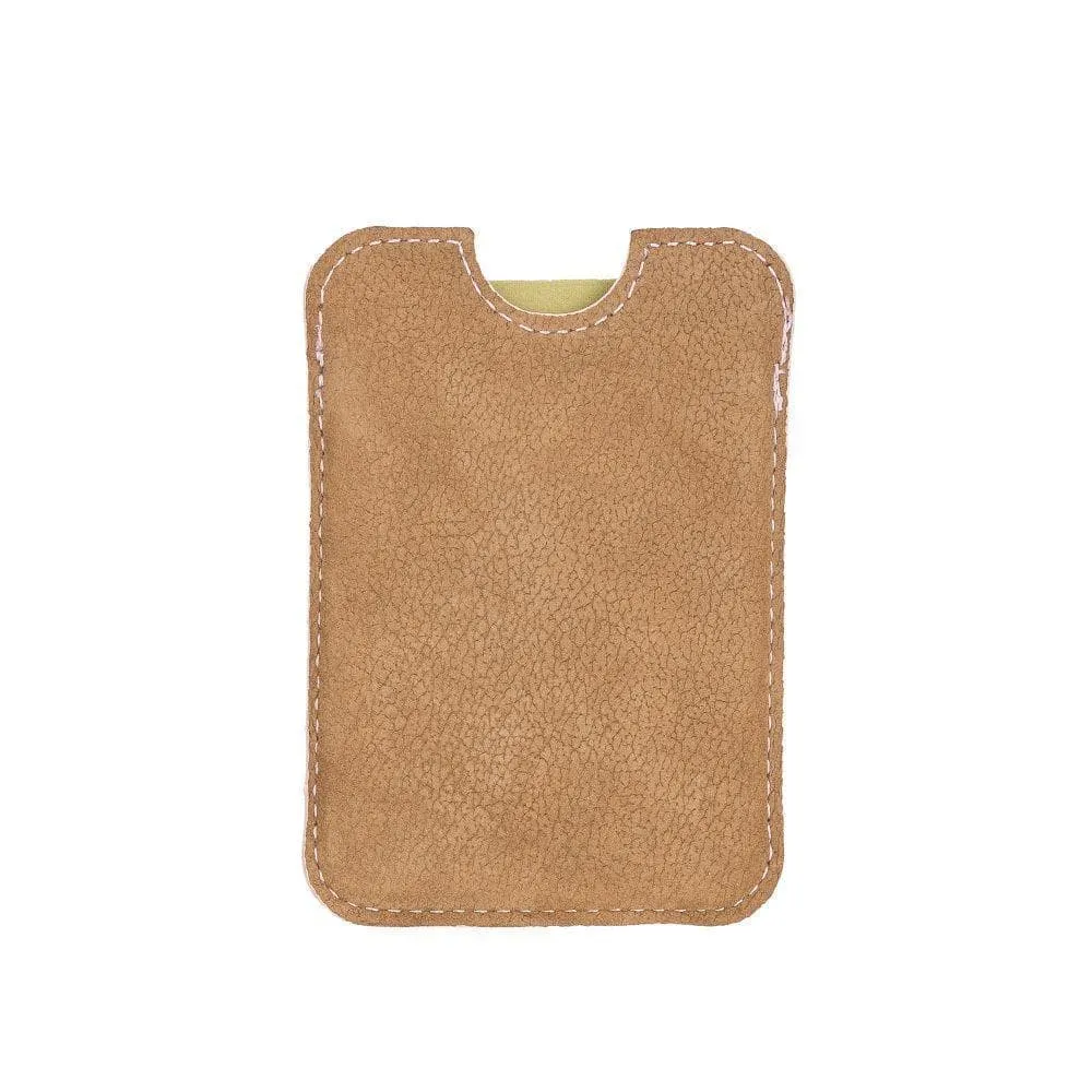 Maggy Magnetic Detachable Leather Card Holder for Back Covers