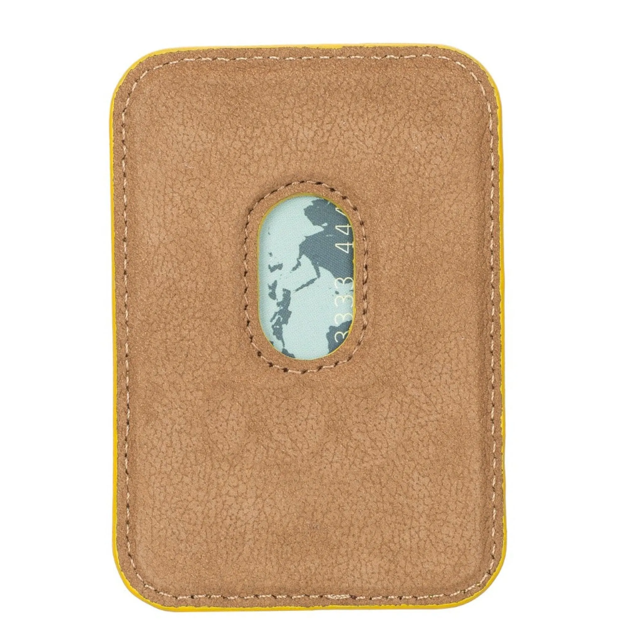 Maggy Magnetic Detachable Leather Card Holder for Back Covers