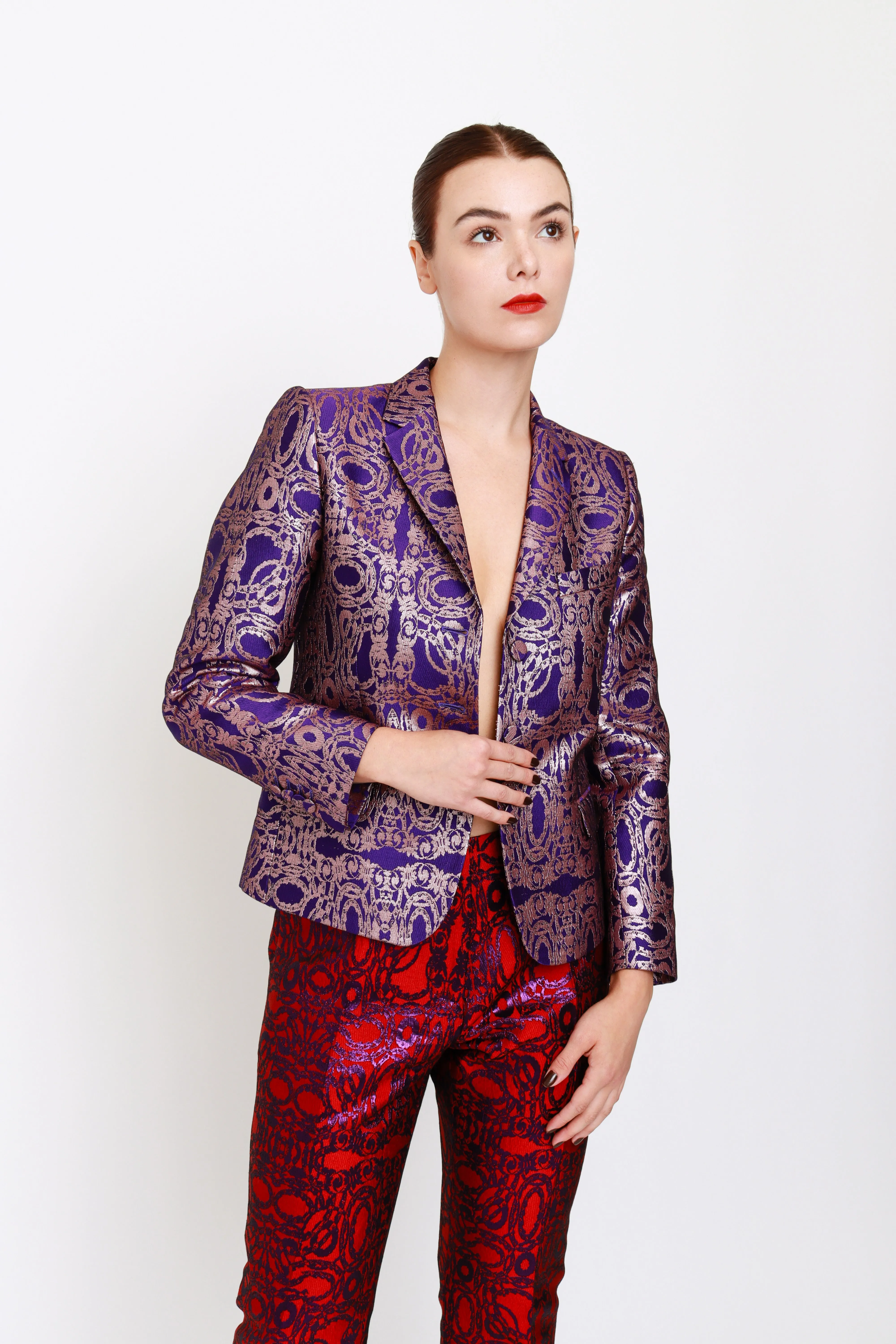 Metallic Brocade Jacket