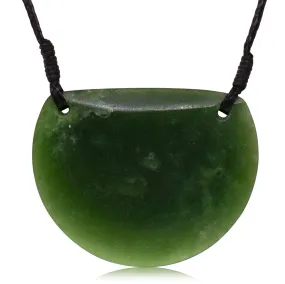 NZ Greenstone Breast Plate Pendant