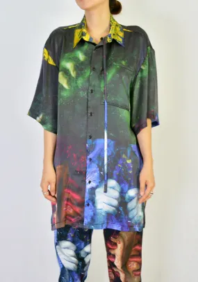 OTTOLINGER SH01L OVERSIZED SHIRT LUCIE STAHL PRINT