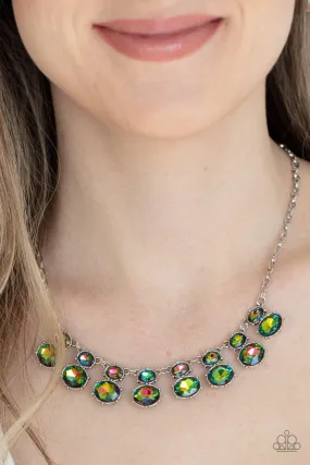 Paparazzi Cosmic Countess Multi Oil Spill Necklace