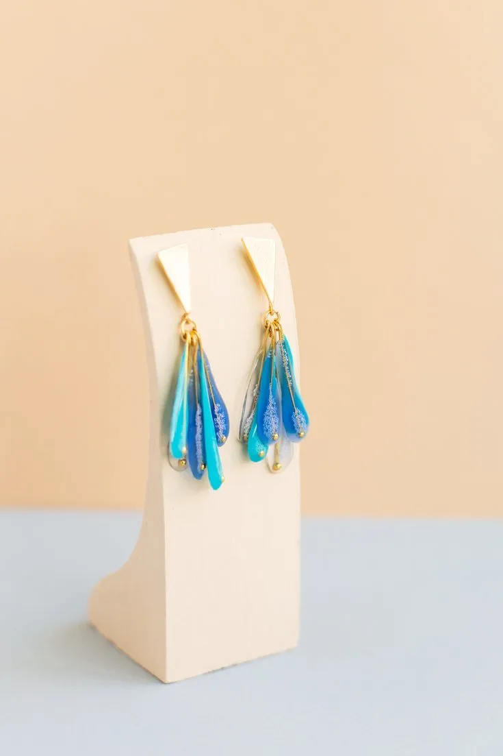 Plume Drop Earrings