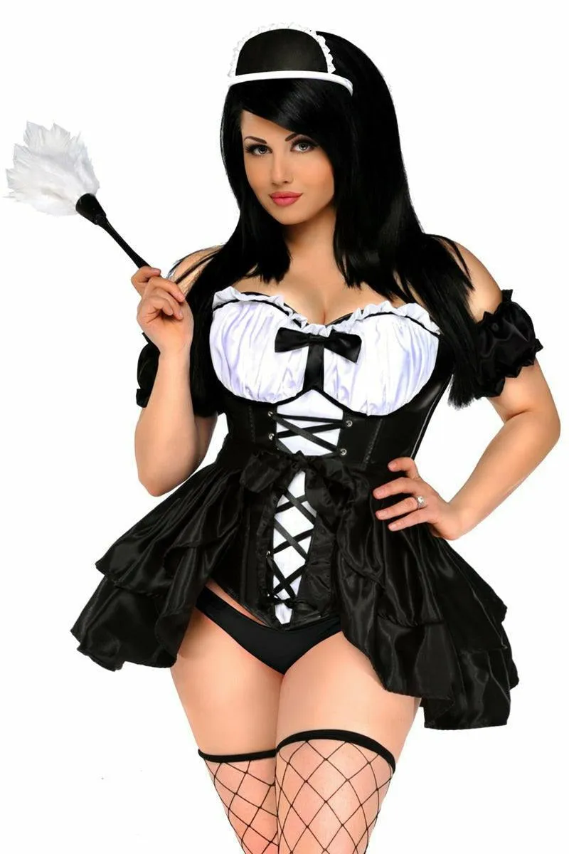 Top Drawer 4 PC French Maid Costume